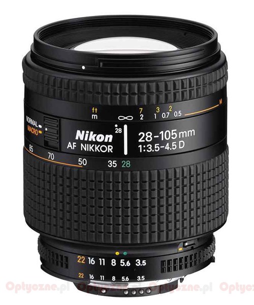 Nikon Nikkor AF 28-105 mm f/3.5-4.5D IF - LensTip.com